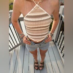 Abercrombie & Fitch Crochet Tank